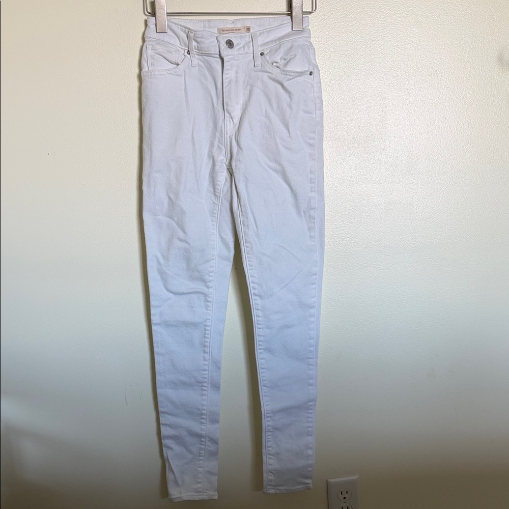 Levi's Women's White Skinny Jeans